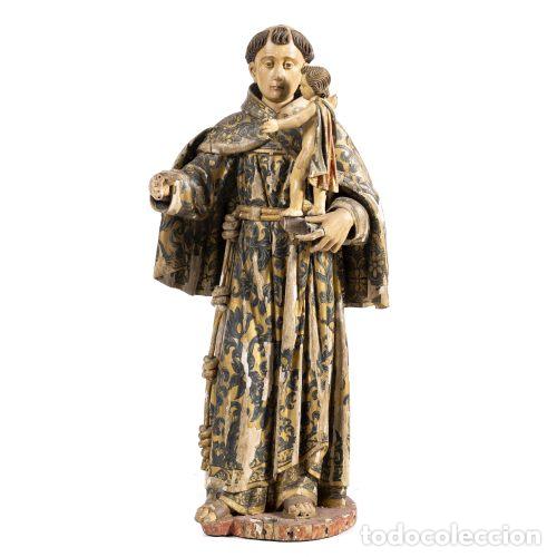 Art: Arte sacro - San Antonio con el Ni&ntilde;o Jes&uacute;s - Siglo XVIII