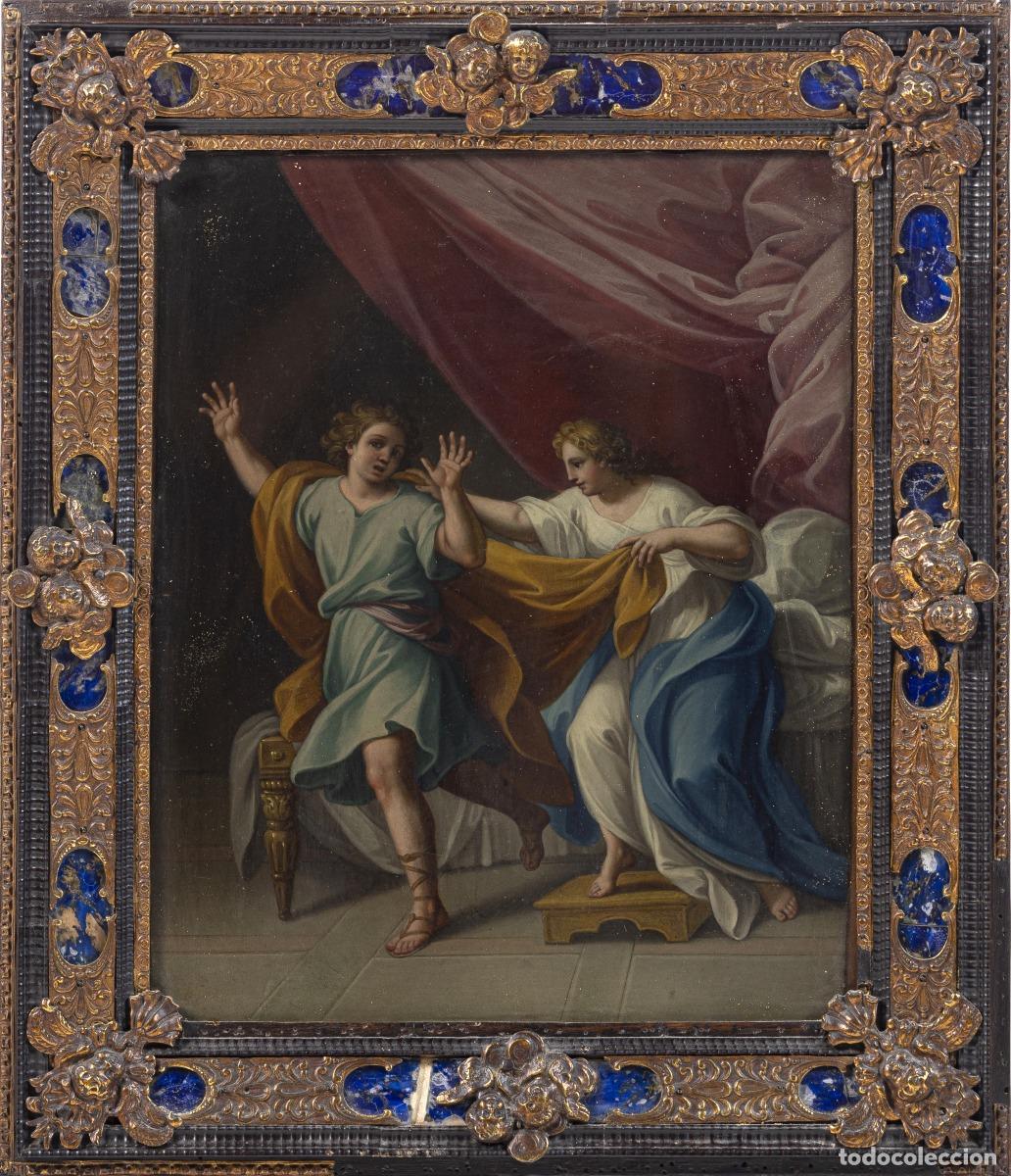 Arte: Pintura - Escuela italiana - 'Jos&eacute; de Egipto y la esposa de Potifar' - Siglo XVII