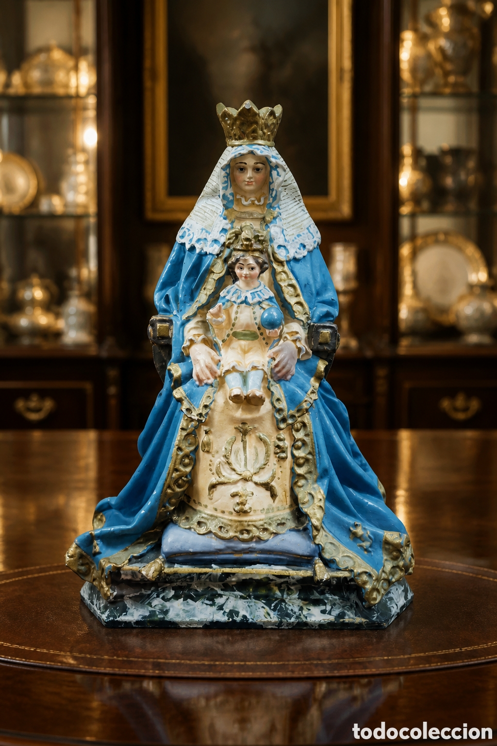 Arte: ANTIGUA IMAGEN . VIRGEN DE LOS REYES . OLOT