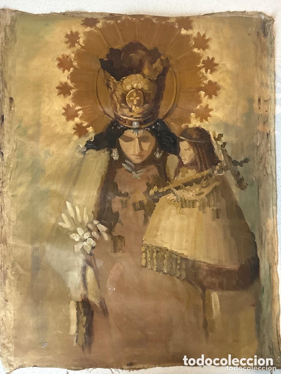 Arte: Pintura de la Virgen de los Desamparados - Valencia - &iquest;Stolz Viciano?