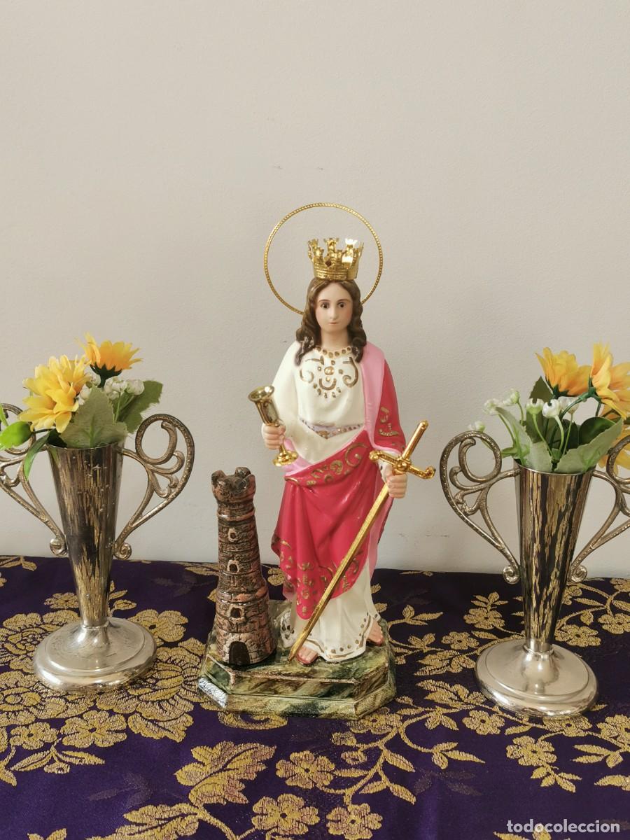 Arte: Santa Barbara Dimosa Olot 27cm