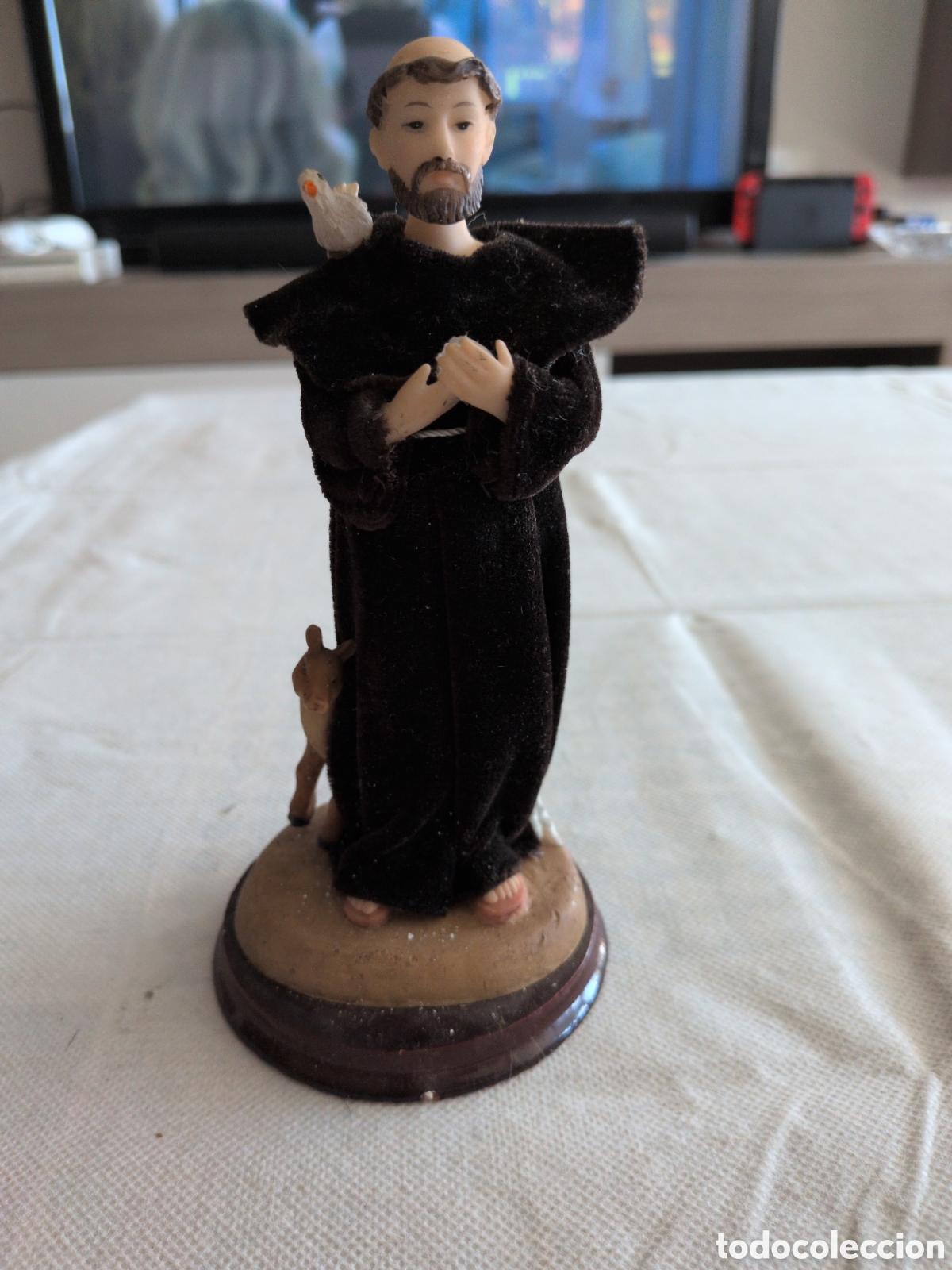 Kunst: Preciosa figura San Francisco con animales - 17 cm