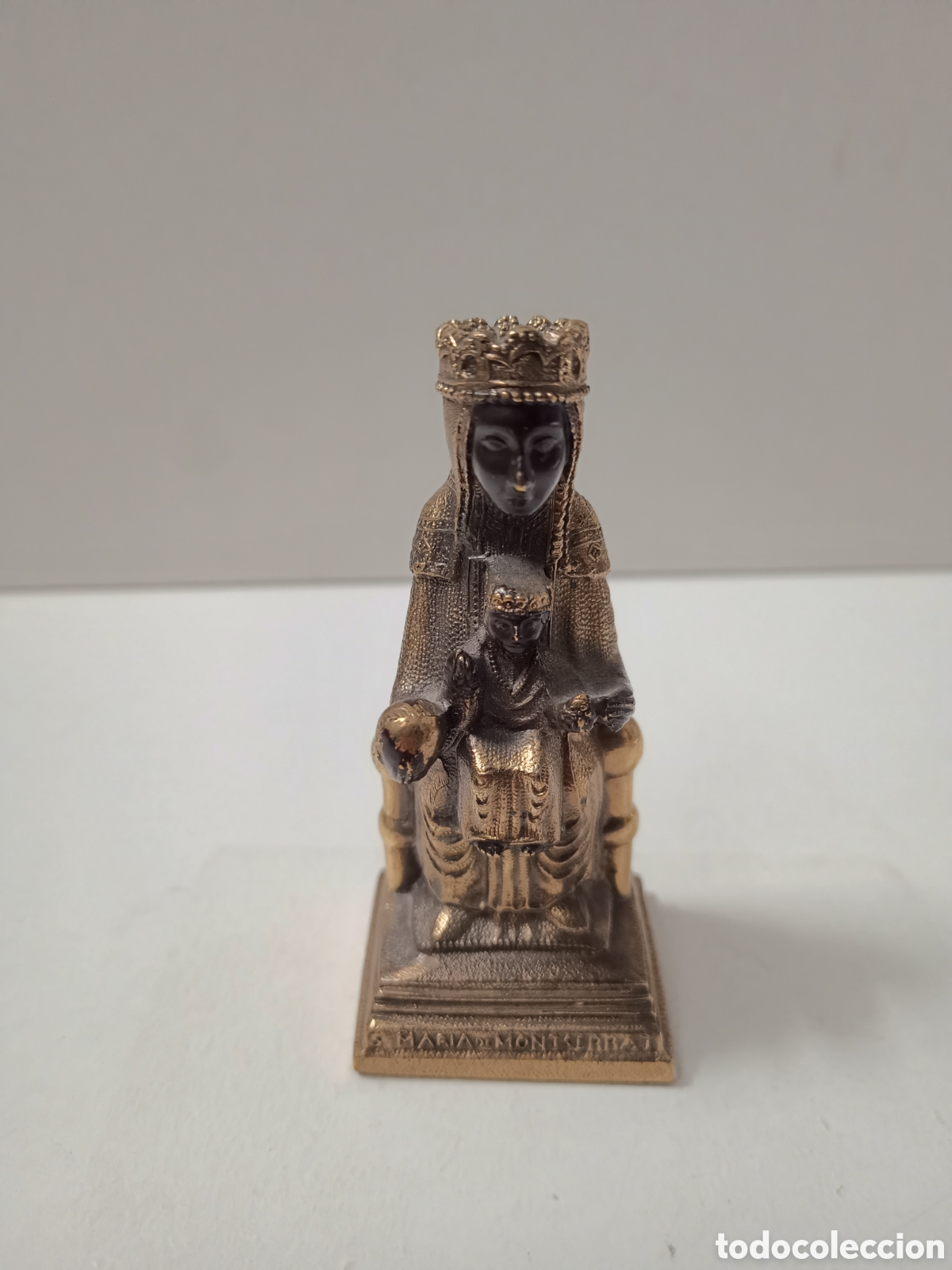 Kunst: SANTA MARIA DE MONTSERRAT - FIGURA DE LA VIRGEN DE MONTSERRAT EN BRONCE
