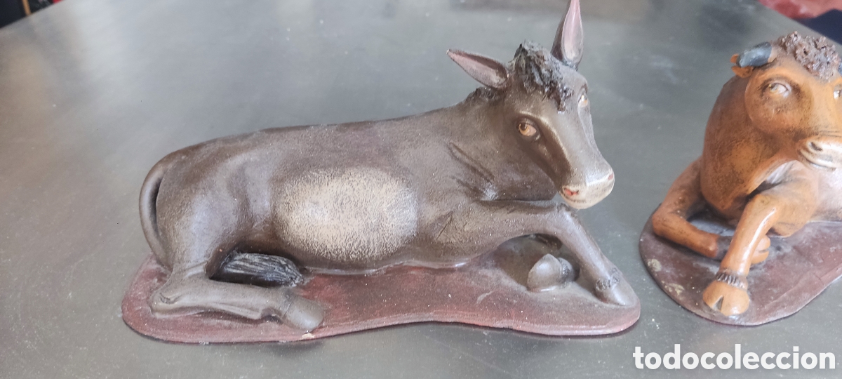 Arte: Figuras nacimiento Buey y mula - Foto 5