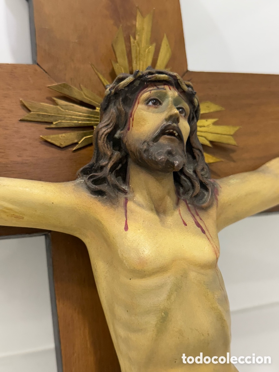 Arte: ANTIGUO CRISTO CRUCIFICADO DE OLOT - Foto 15