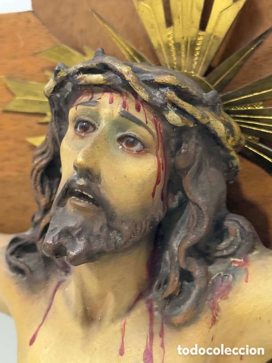 Arte: ANTIGUO CRISTO CRUCIFICADO DE OLOT - Foto 17