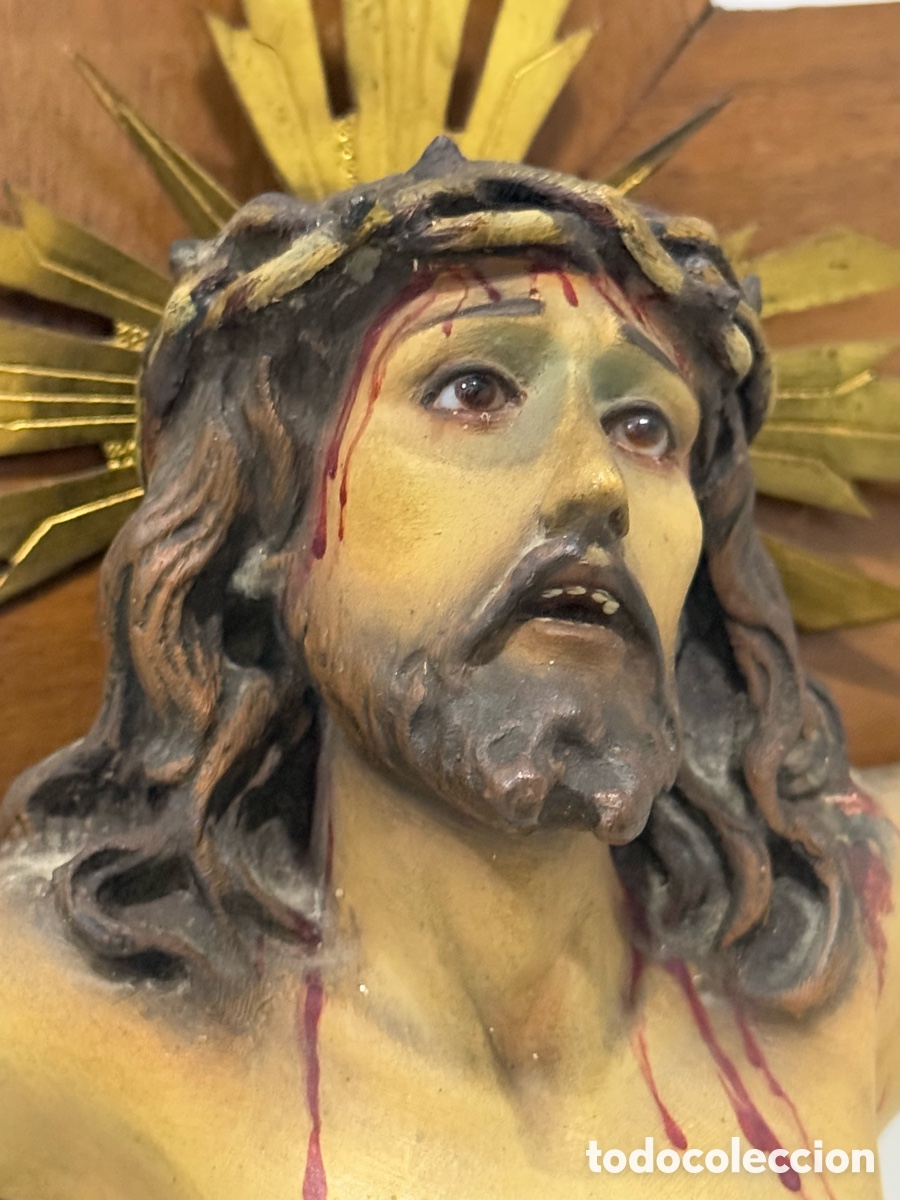 Arte: ANTIGUO CRISTO CRUCIFICADO DE OLOT - Foto 18