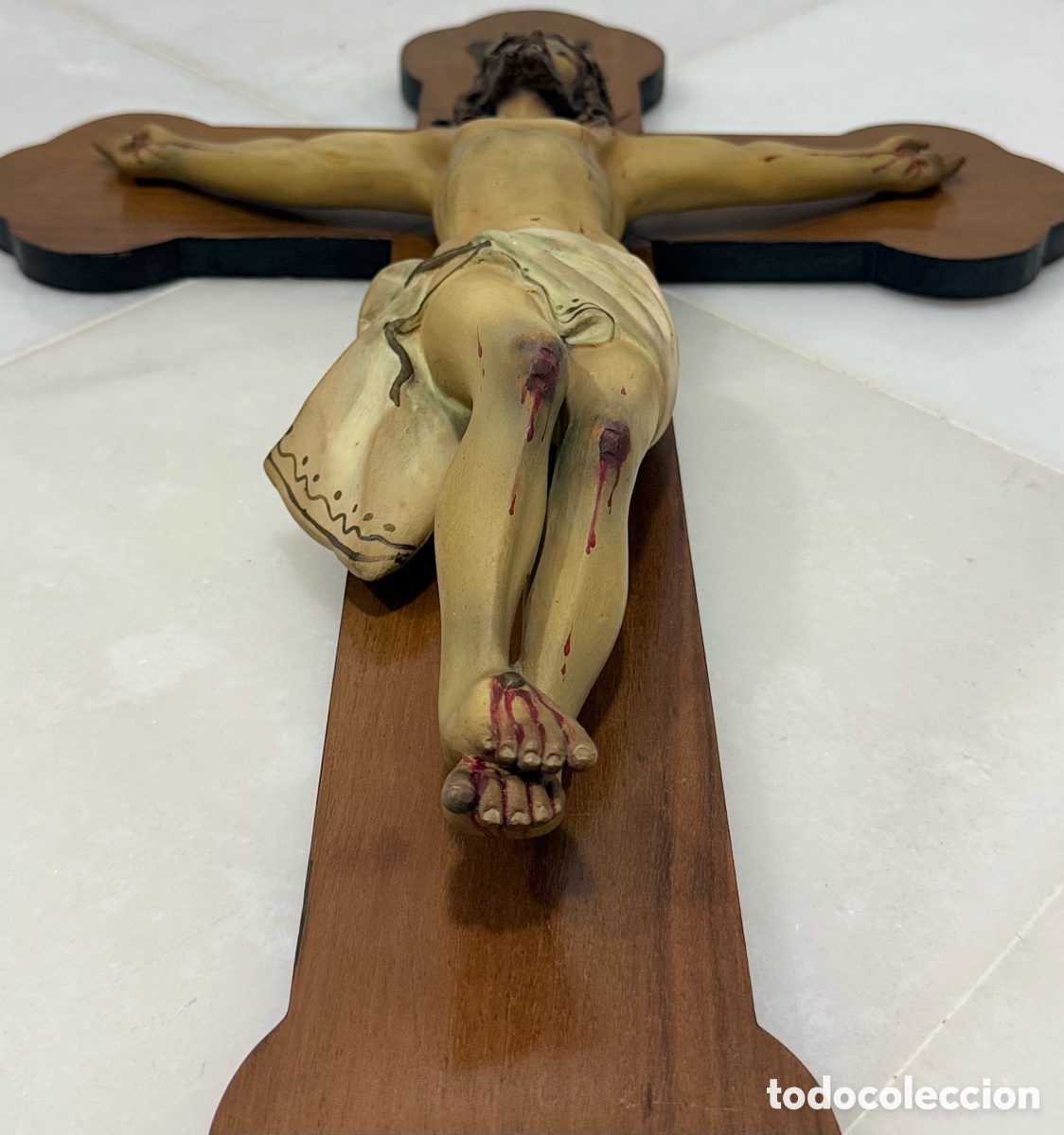 Arte: ANTIGUO CRISTO CRUCIFICADO DE OLOT - Foto 19
