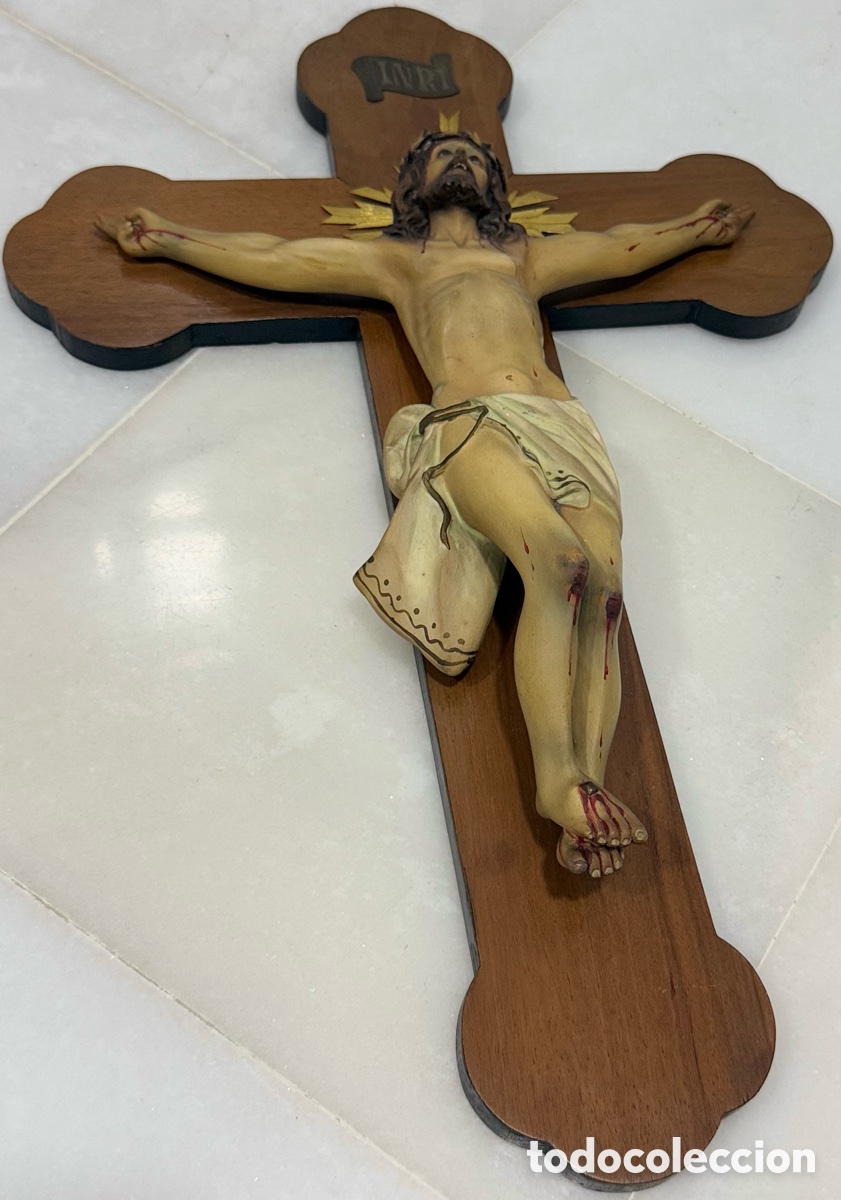 Arte: ANTIGUO CRISTO CRUCIFICADO DE OLOT - Foto 21