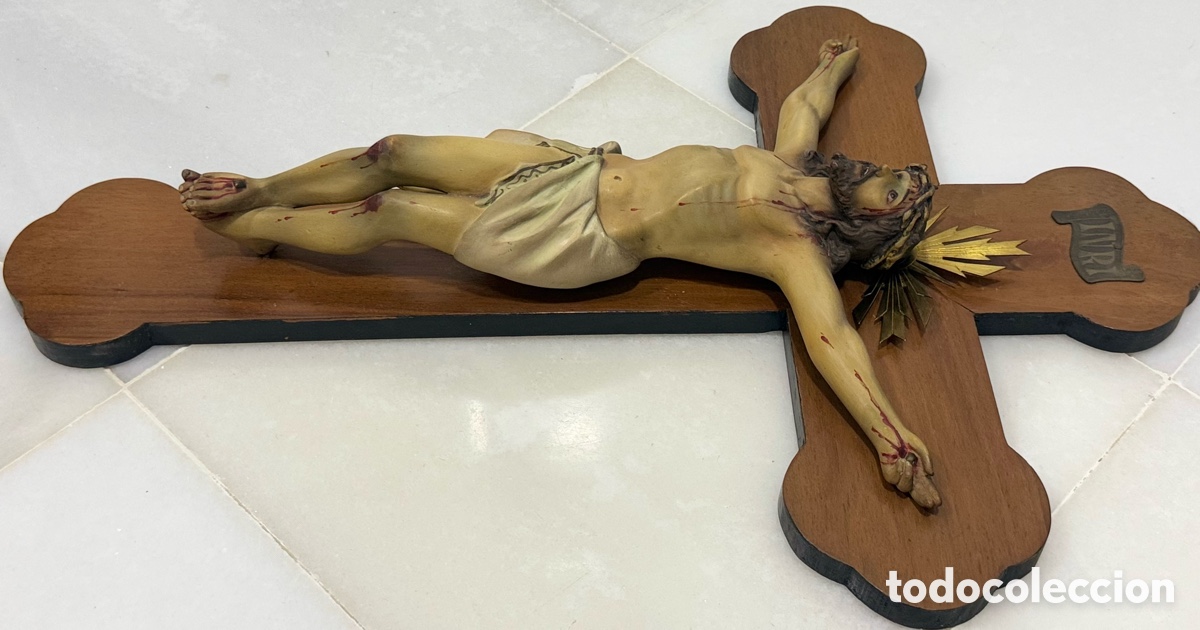 Arte: ANTIGUO CRISTO CRUCIFICADO DE OLOT - Foto 28