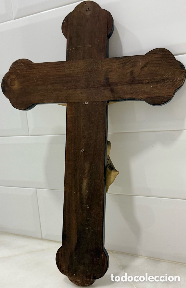 Arte: ANTIGUO CRISTO CRUCIFICADO DE OLOT - Foto 30