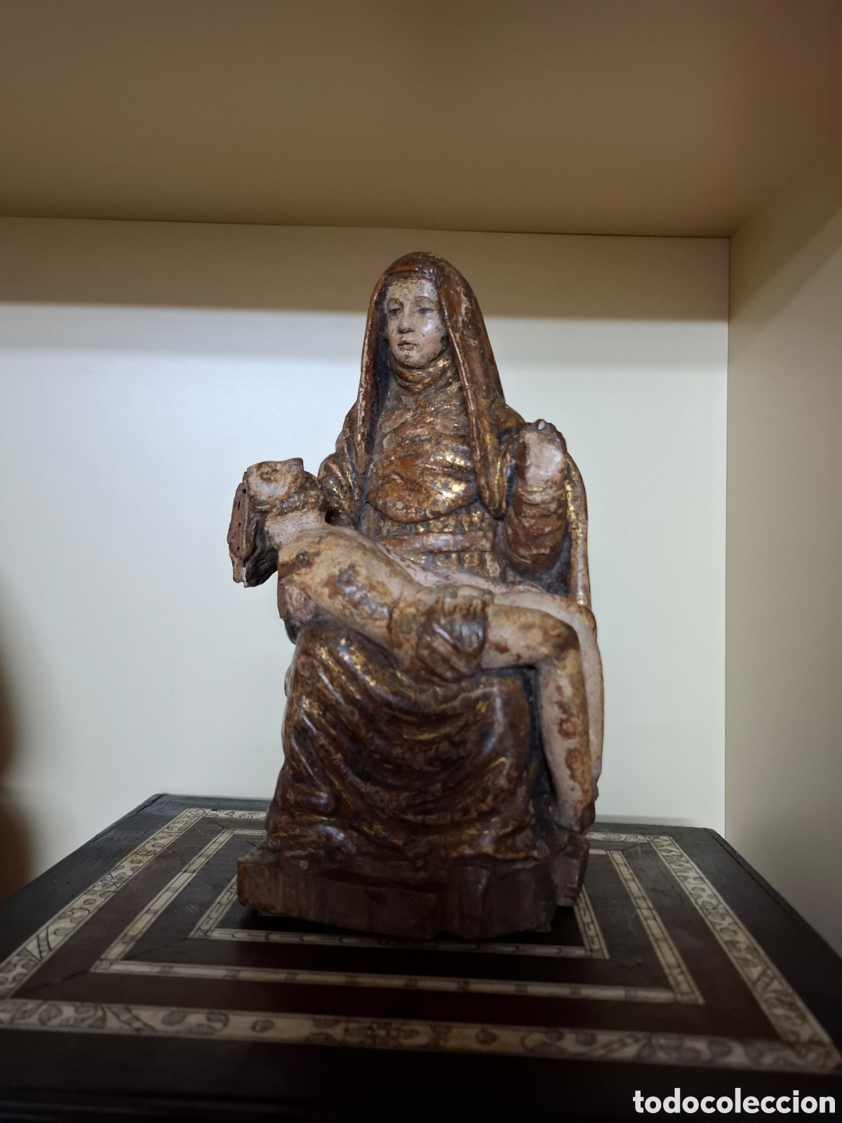 Arte: Importante virgen piedad siglo xvi