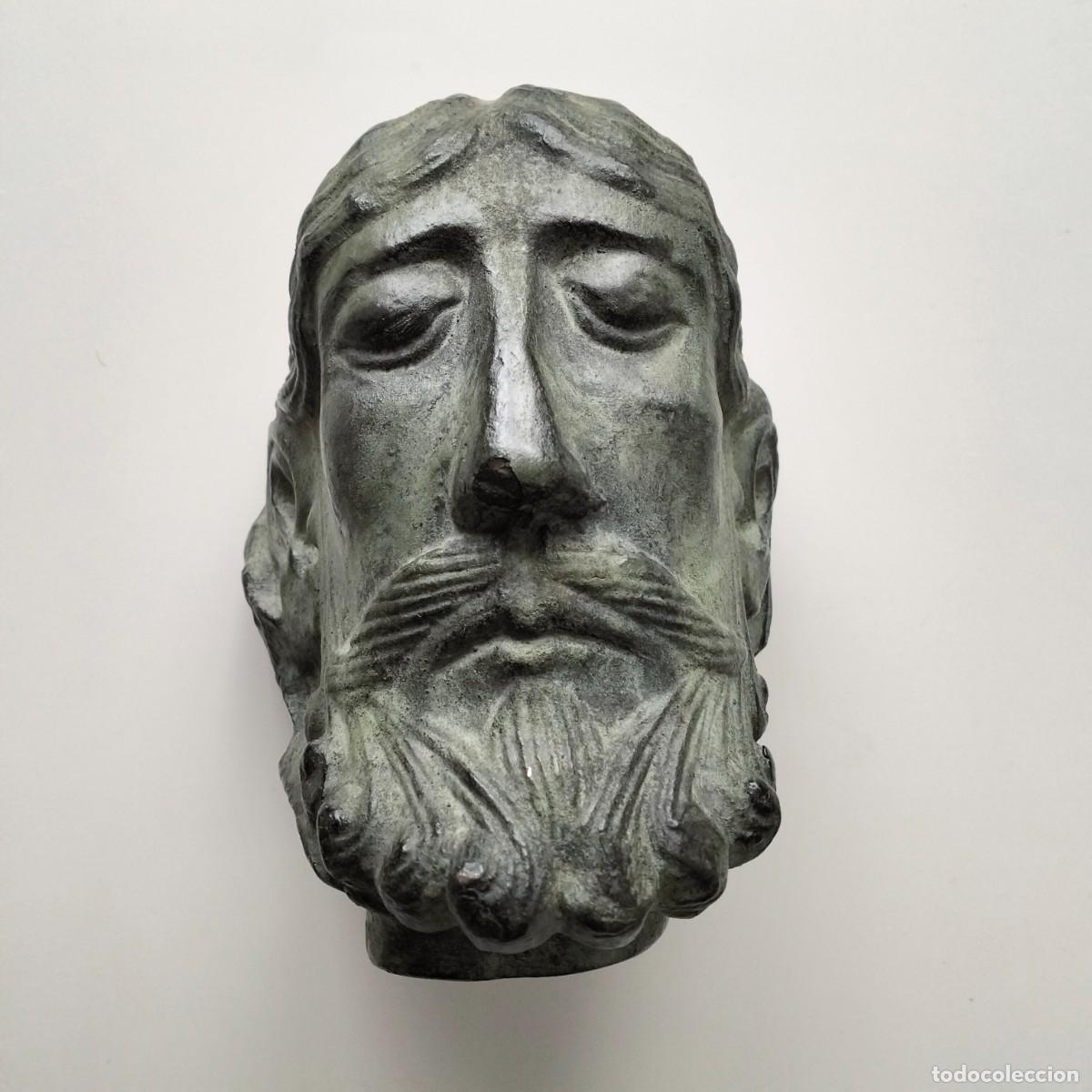 Art: ARGERATA. CERAMICAS AMPHORA.JOAQUIN ALMEDA.CABEZA CRISTO ESTILO ROMANICO. A&Ntilde;OS 40