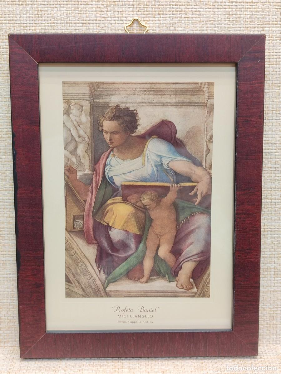 Arte: Profeta Daniel de Miguel Angel. Capilla Sixtina. Ediciones Roberto Hoesch 1940, Cuadro
