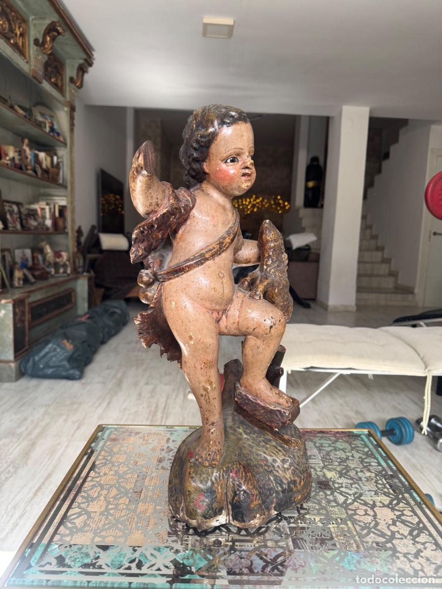Arte: Talla de madera San Juanito - Foto 2