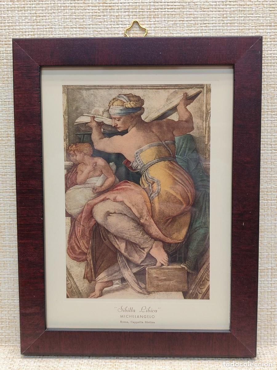 Arte: Sibila Libia de Miguel Angel. Capilla Sixtina. Ediciones Roberto Hoesch 1940, Cuadro