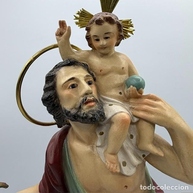 Arte: Imagen de San Cristobal, Olot 1995.