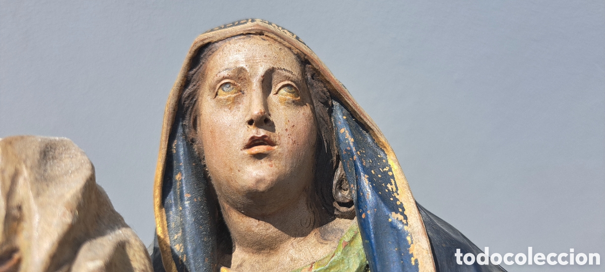 Arte: MATER DOLOROSA TALLA DE MADERA