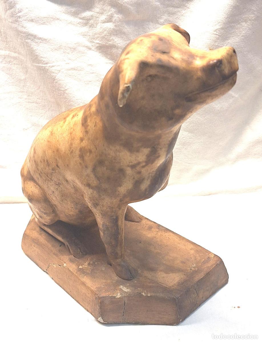 Arte: Porquet Cerdo complemento de San Antoni del Porquet. Med. 27 cm