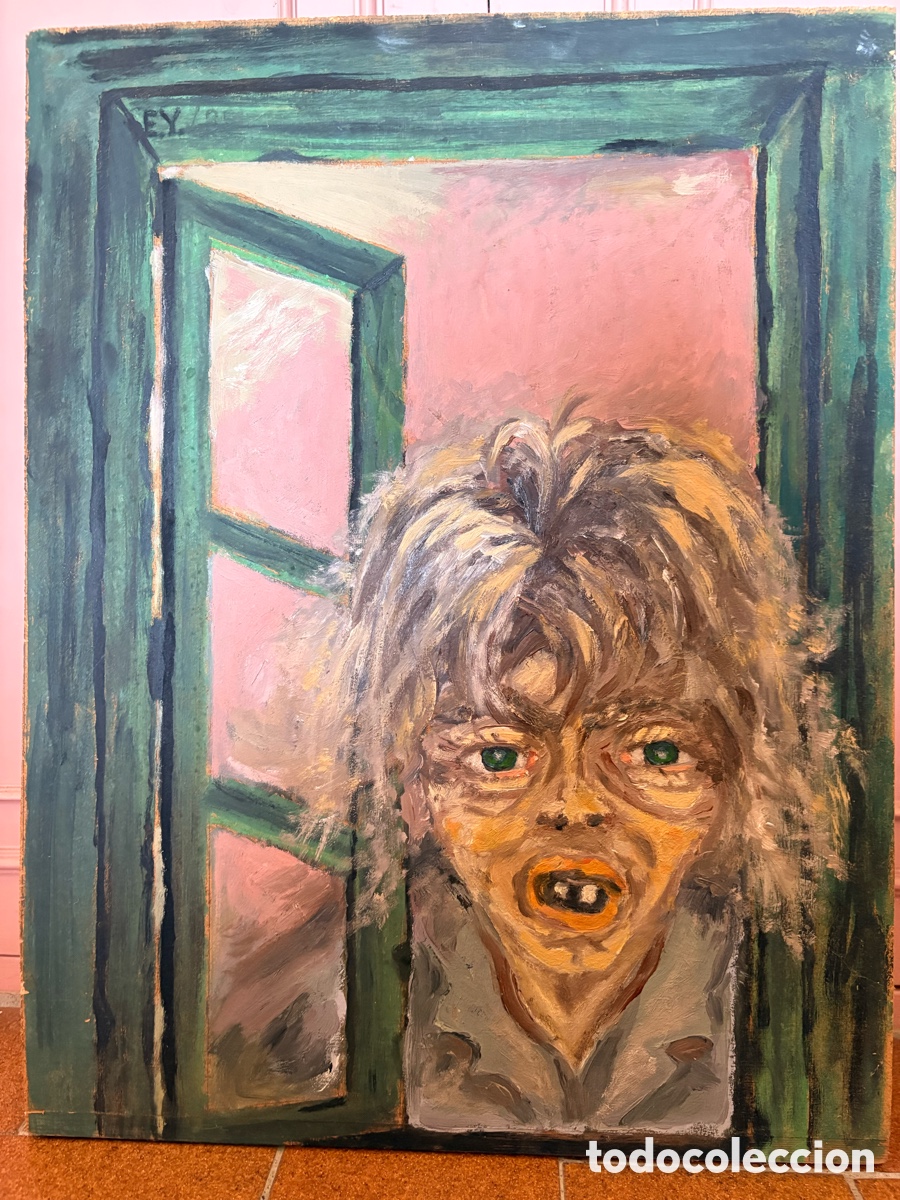 Arte: o: Cuadro original Enric Ixart Altafulla 50cm - &Oacute;leo expresionista firmado