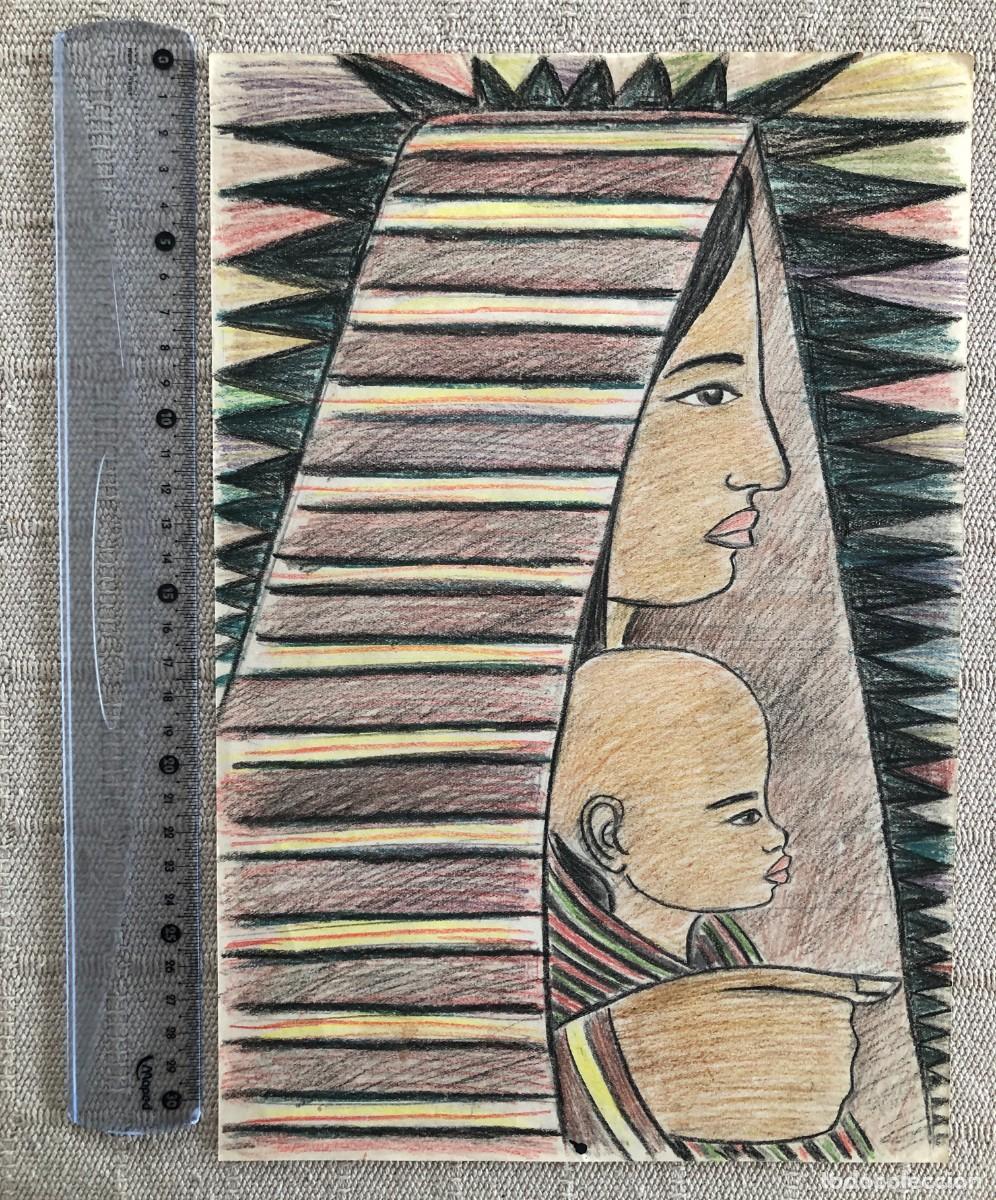 Arte: MATERNIDAD - VIRGEN CON NI&Ntilde;O JES&Uacute;S - ARTE INFANTIL