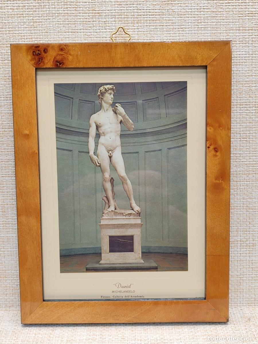 Arte: David de Miguel Angel. Galeria de la Academia. Florencia. Ediciones Roberto Hoesch 1940, Cuadro