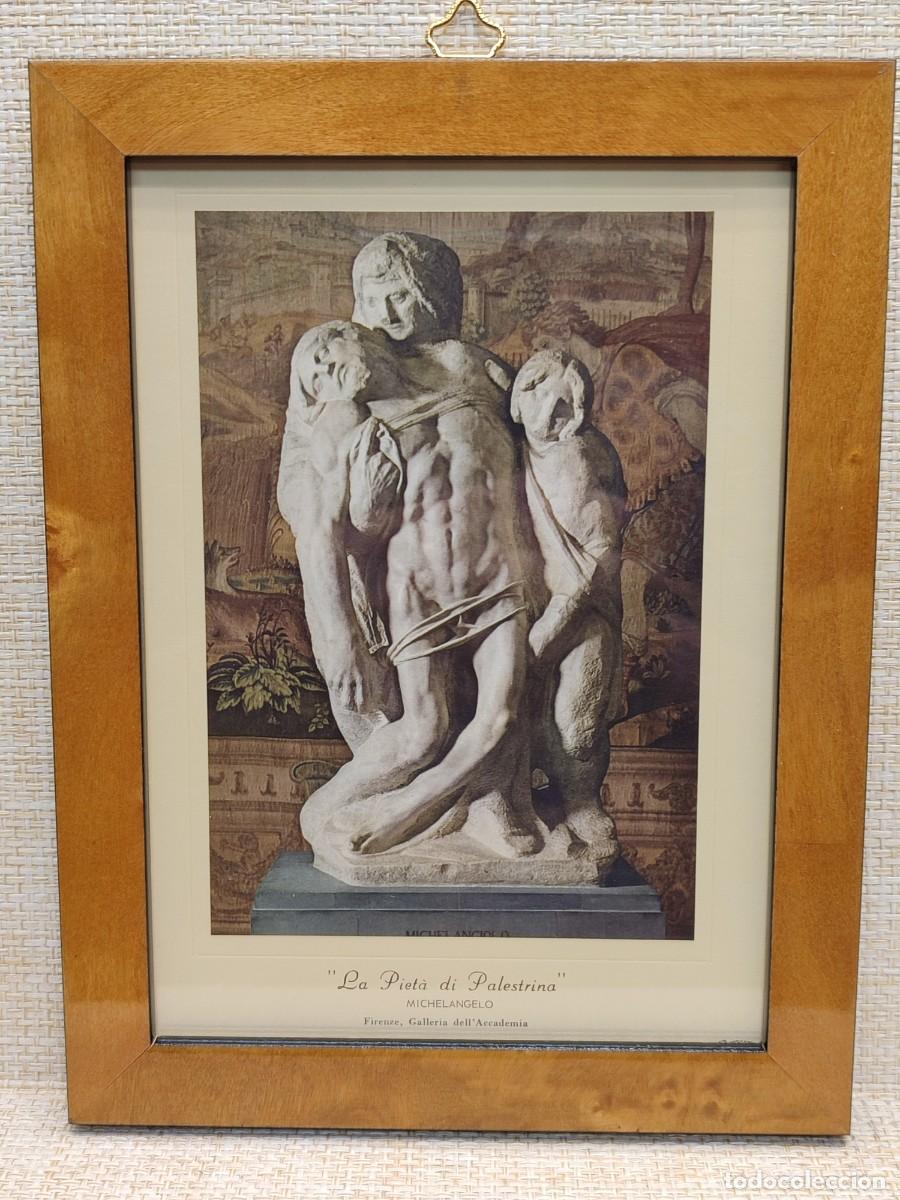 Arte: Piedad de Miguel Angel. Galeria de la Academia. Florencia. Ediciones Roberto Hoesch 1940, Cuadro