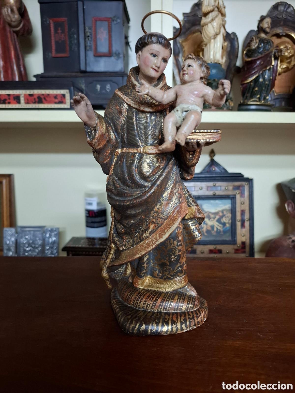 Arte: Talla de san Antonio siglo xviii