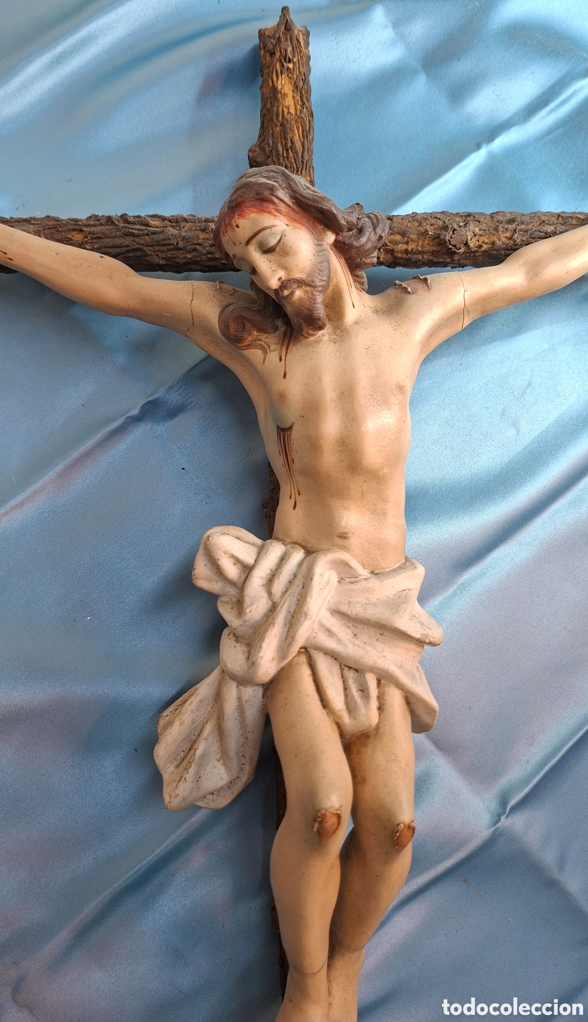 Kunst: CRISTO CRUCIFICADO DEL SIGLO XIX