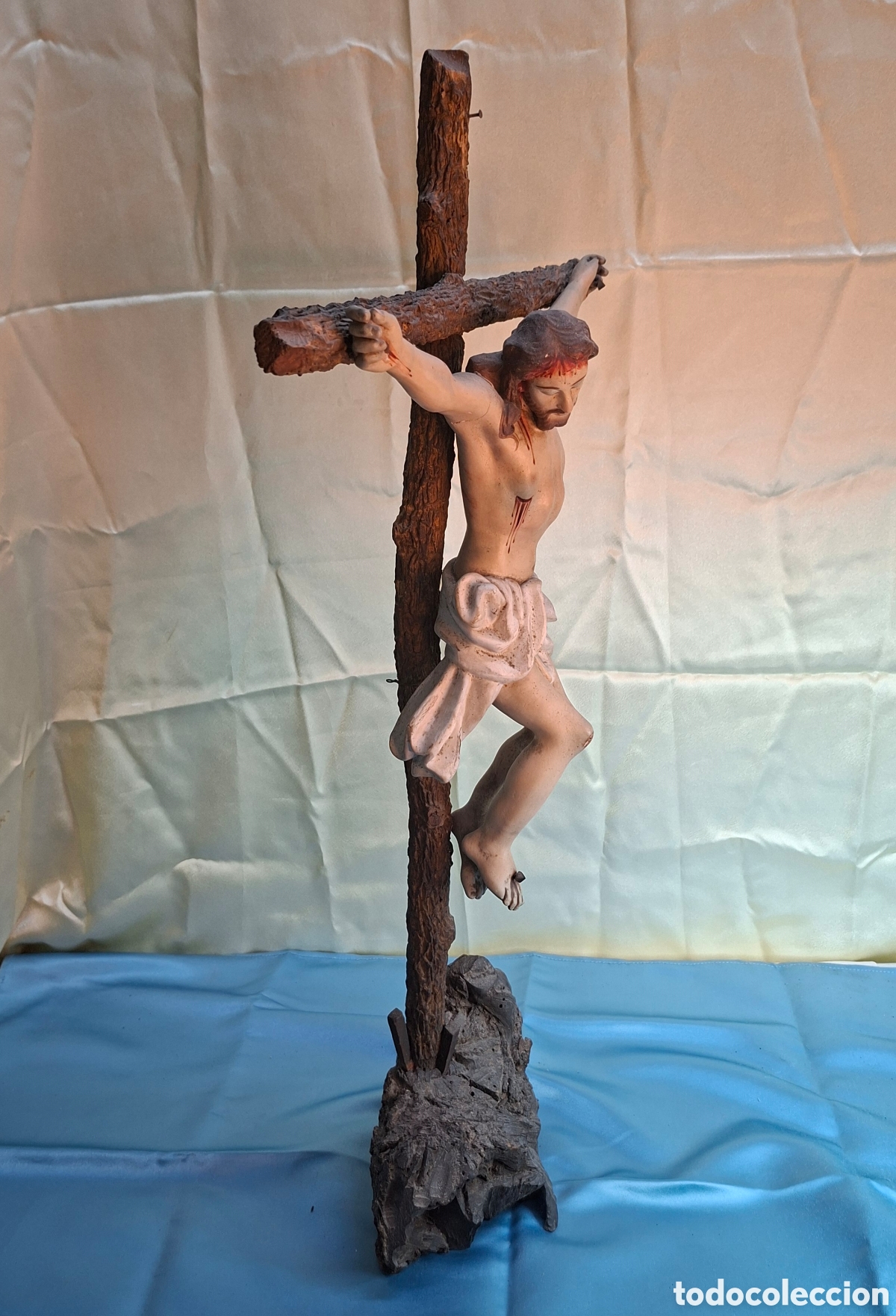 Kunst: CRISTO CRUCIFICADO DEL SIGLO XIX