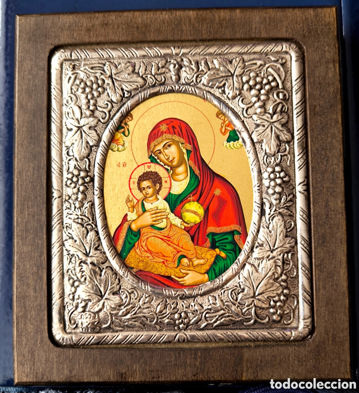 Arte: ICONO BIZANTINO EN PLATA 925