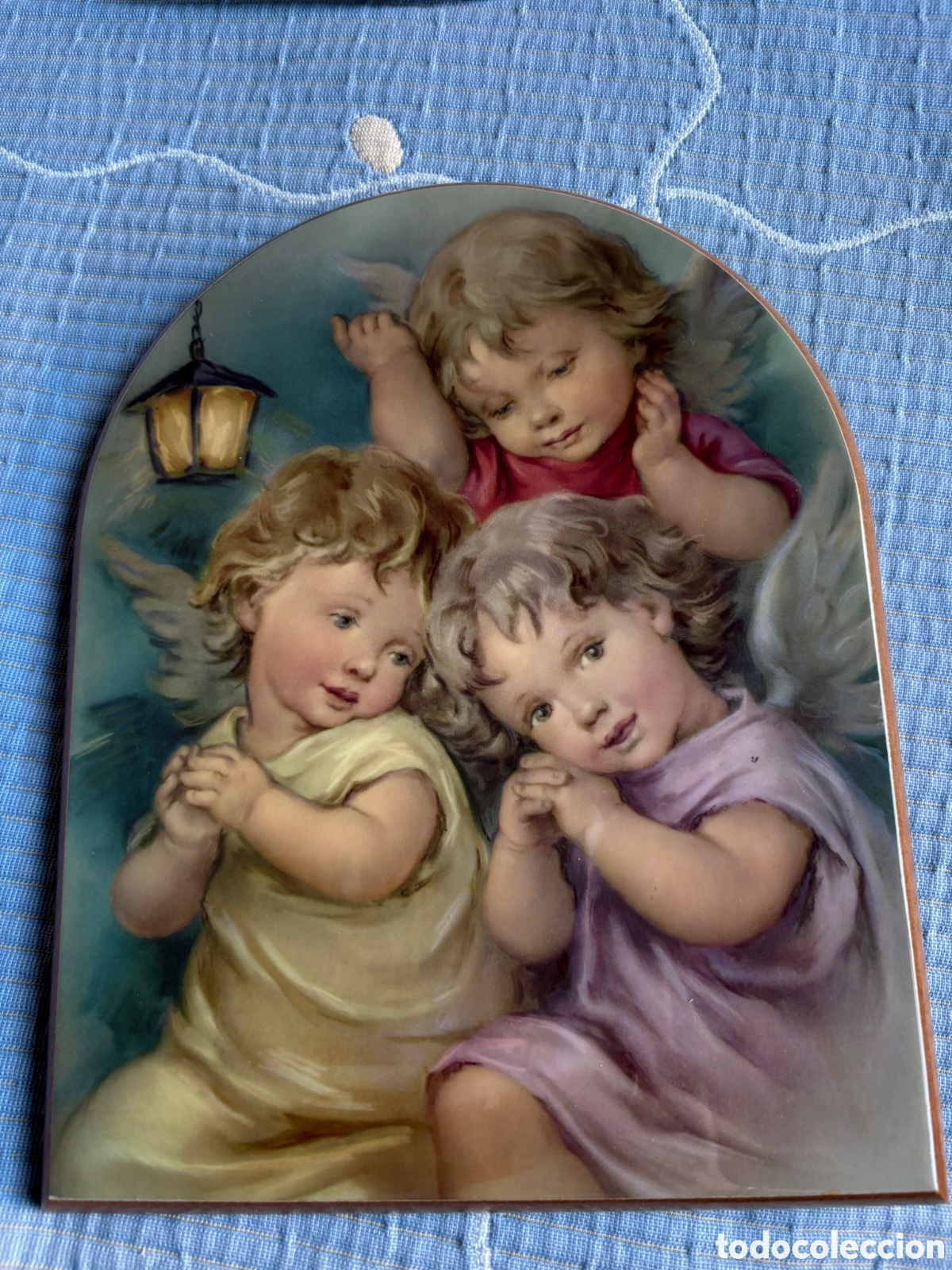 Arte: Icono Bizantino de Tres Santos Ni&ntilde;os en Plata Pura 950 y Oro 24K - R&eacute;plica Museo de Atenas