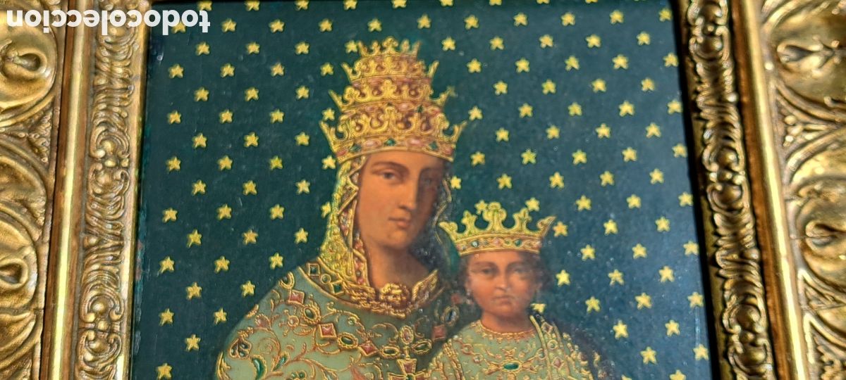 Arte: REGINA COELI EXCEPCIONAL PINTURA SOBRE COBRE