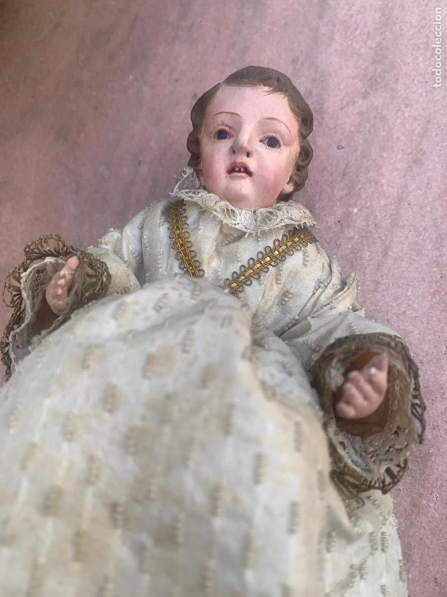 Arte: Ni&ntilde;o Jes&uacute;s cap i pota siglo XIX