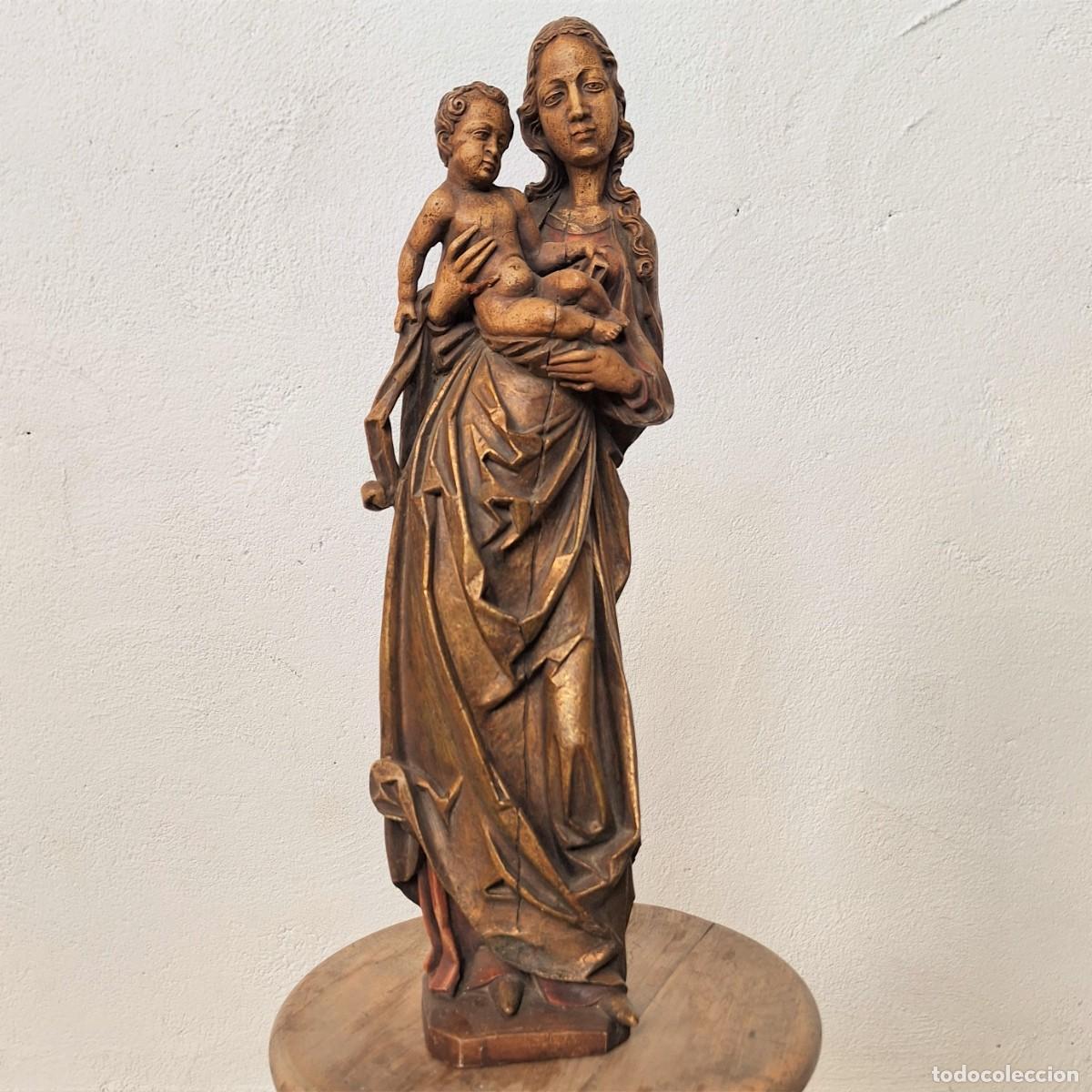 Arte: VIRGEN CON EL NI&Ntilde;O. 1960 - 1970 - Foto 1