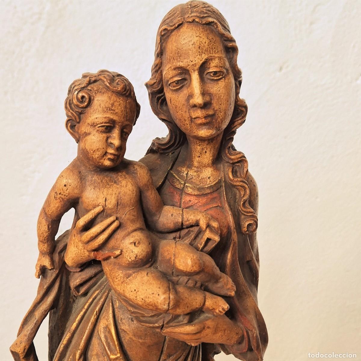 Arte: VIRGEN CON EL NI&Ntilde;O. 1960 - 1970 - Foto 2
