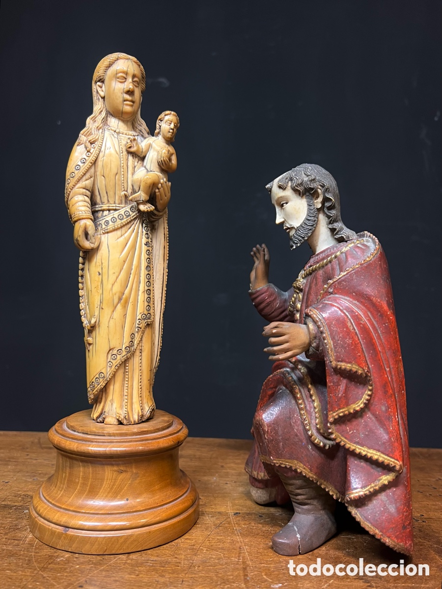 Arte: Virgen del Rosario, Indo Portuguesa. S.XVII