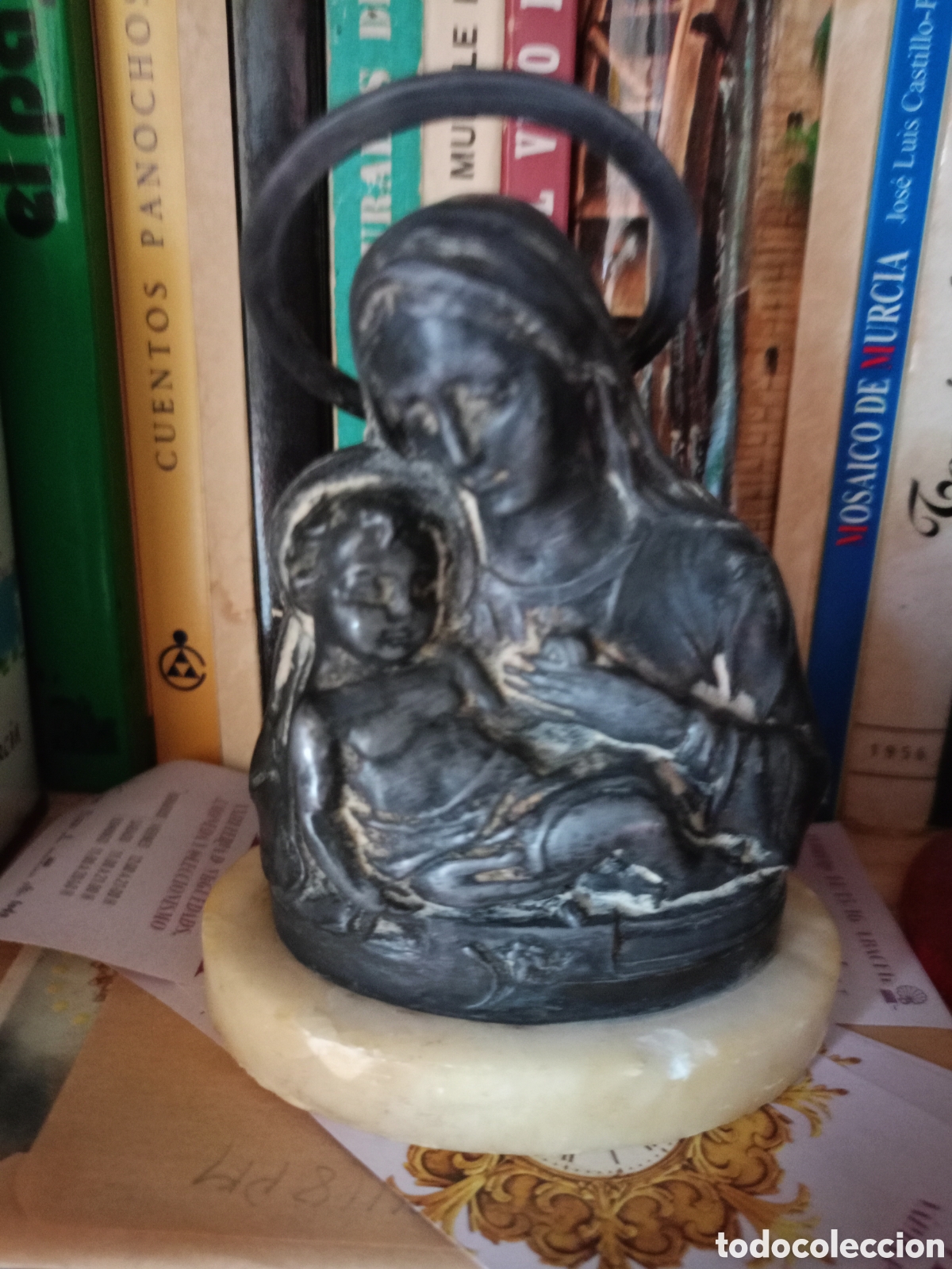 Arte: ANTIGUA VIRGEN CON NI&Ntilde;O - Foto 4