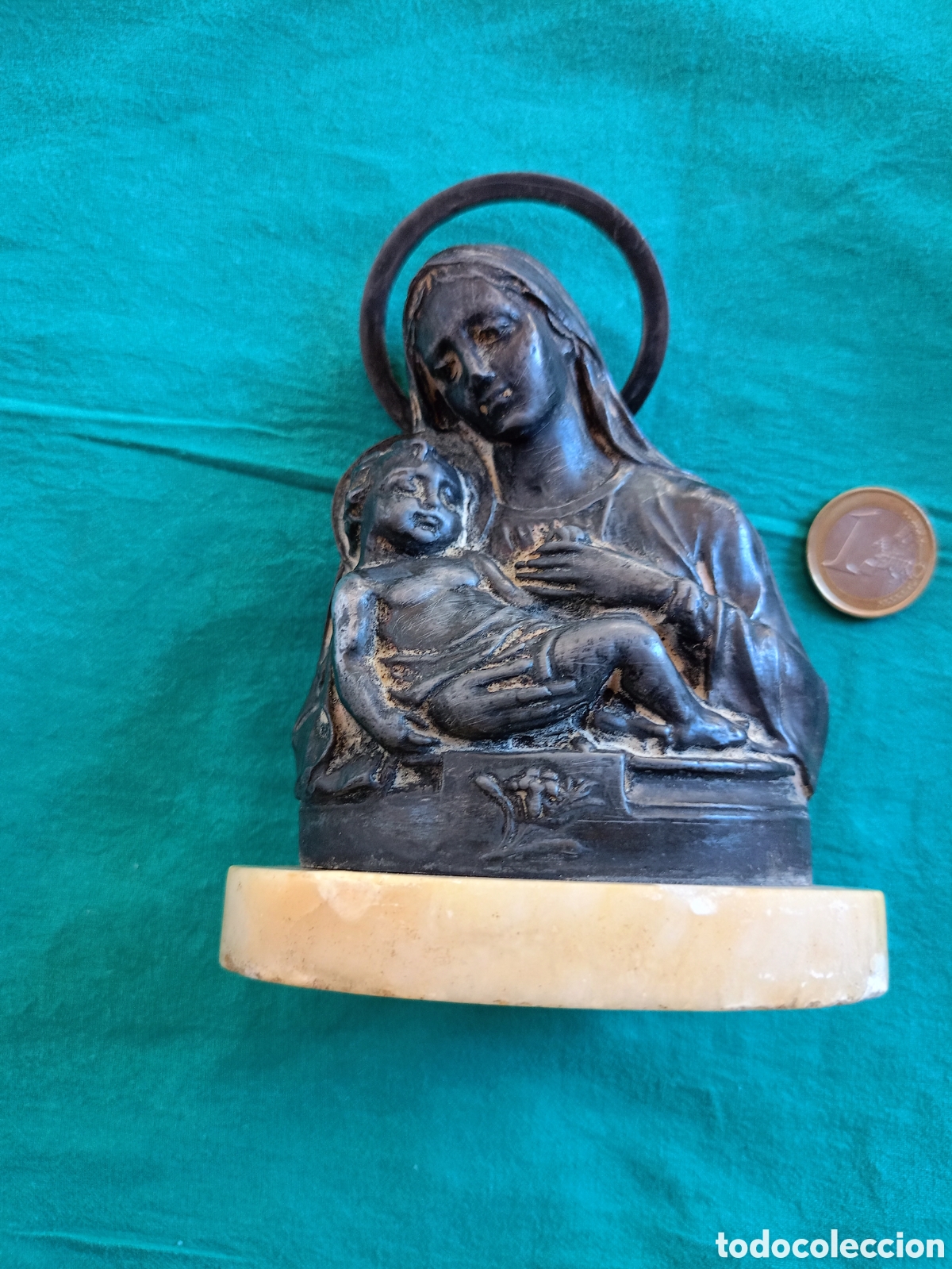 Art: ANTIGUA VIRGEN CON NI&Ntilde;O