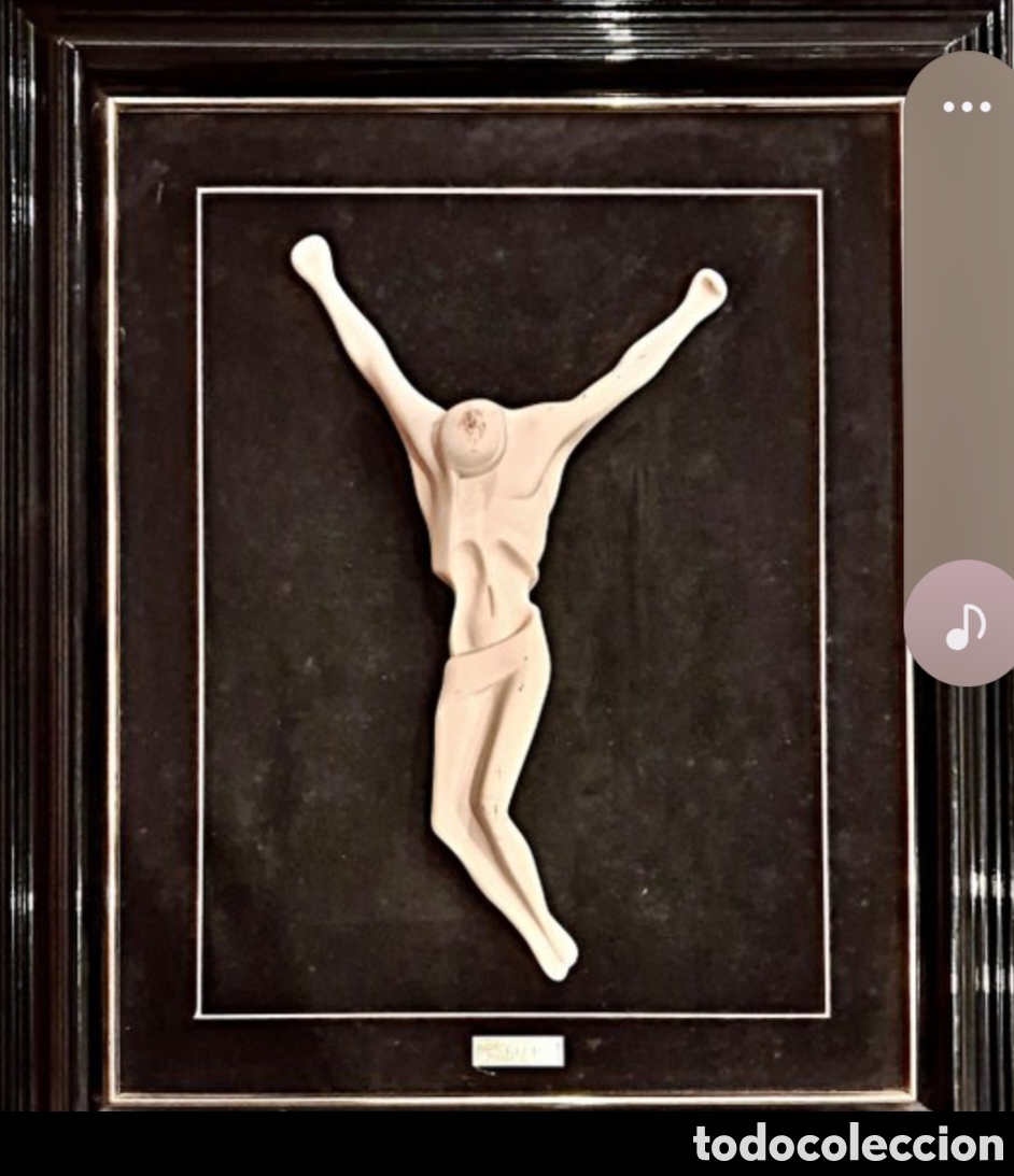 Arte: Crucifijo de Soler, enmarcado