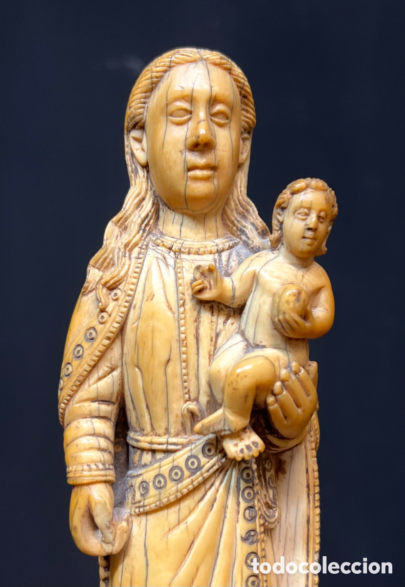 Arte: Virgen del Rosario, Indo portuguesa. S.XVIII