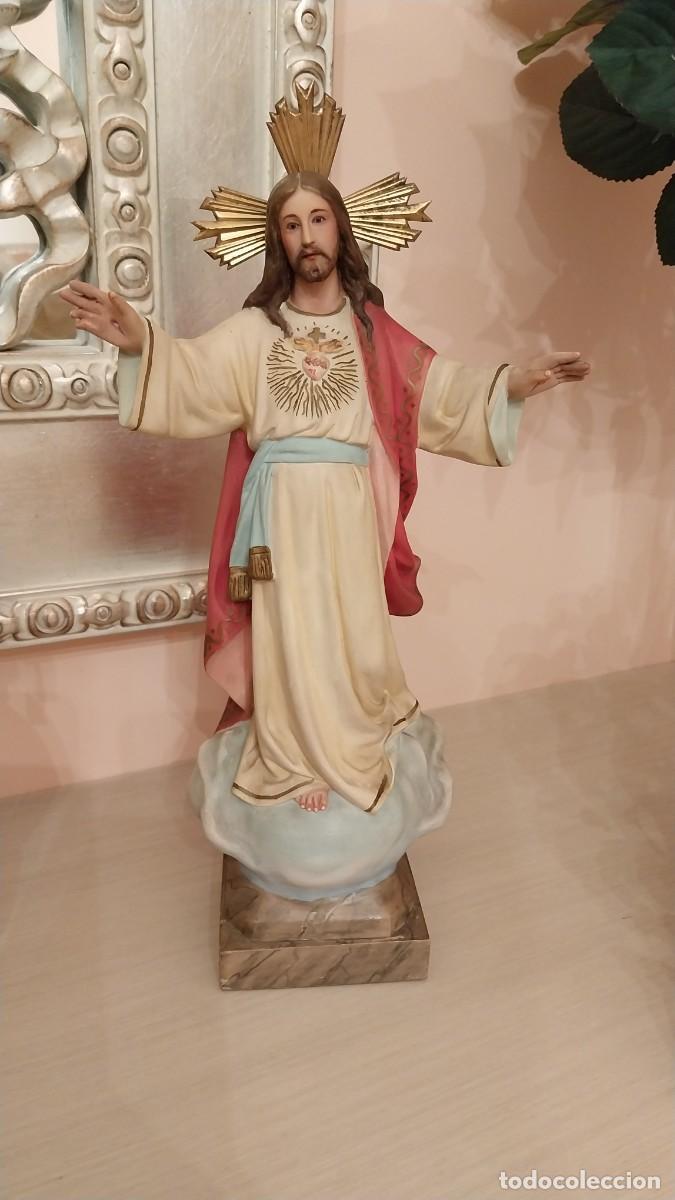 Arte: IMAGEN SAGRADO CORAZON DE JESUS (32CM)