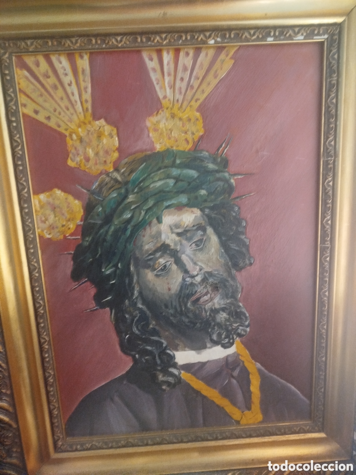 Arte: Cuadro sobr&eacute; lienzo pintado a mano. Autor desconocido.