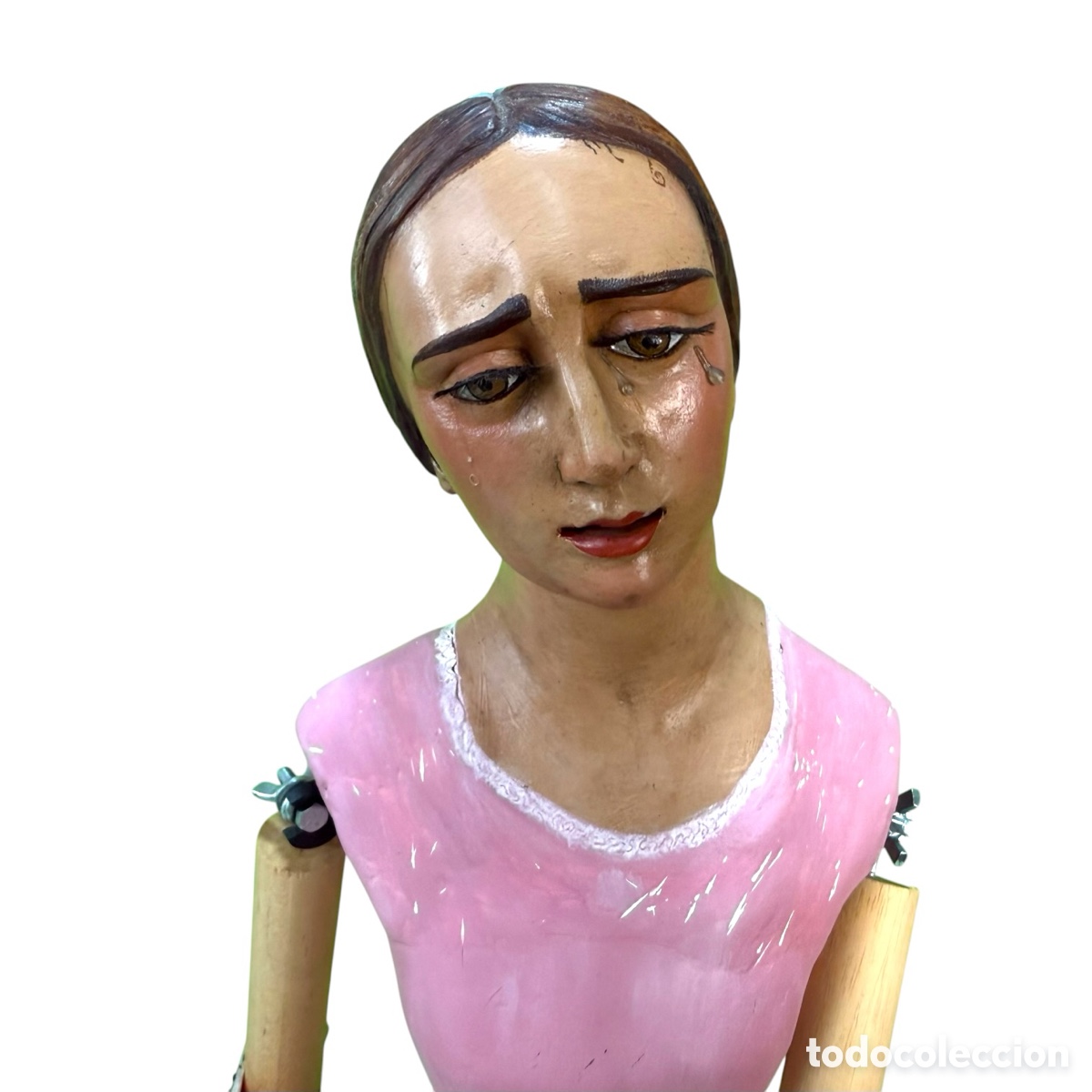 Arte: E. G. FRANC&Eacute;S. Virgen de vestir policromada de E. G. Franc&eacute;s