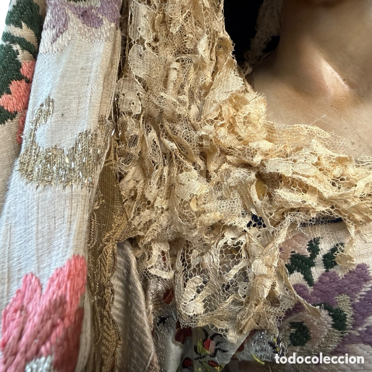 Arte: Virgen de vestir policromada - Foto 9