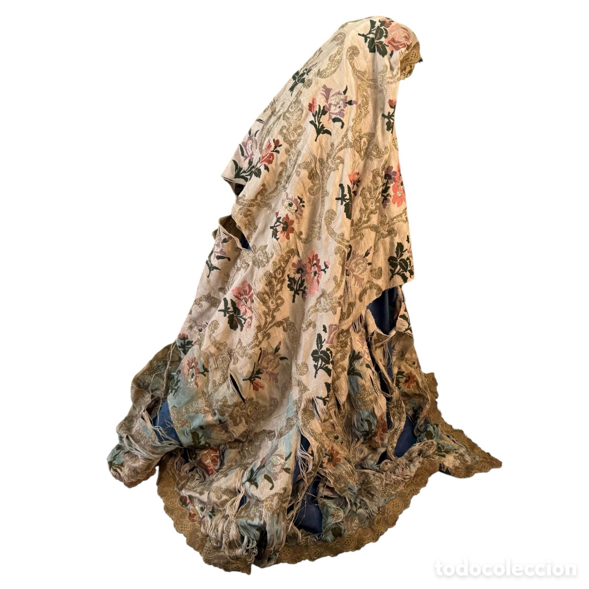 Arte: Virgen de vestir policromada - Foto 12