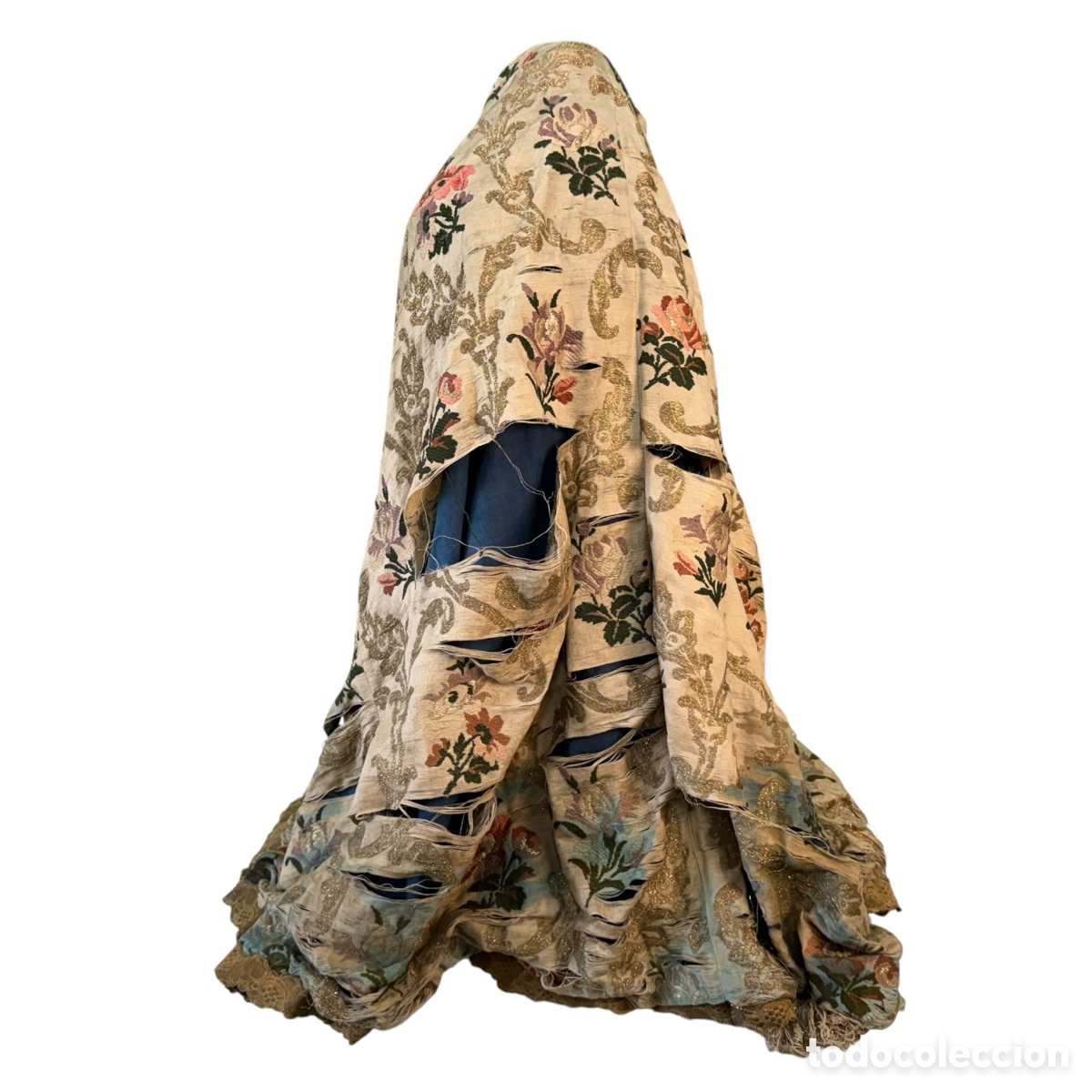 Arte: Virgen de vestir policromada - Foto 13