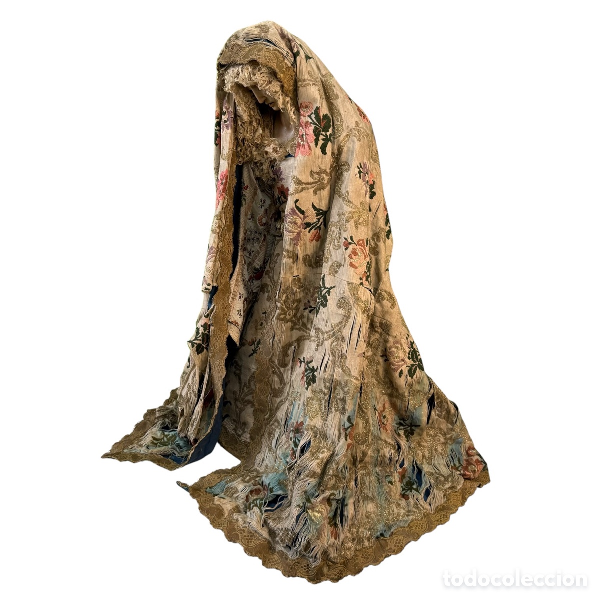Arte: Virgen de vestir policromada - Foto 15