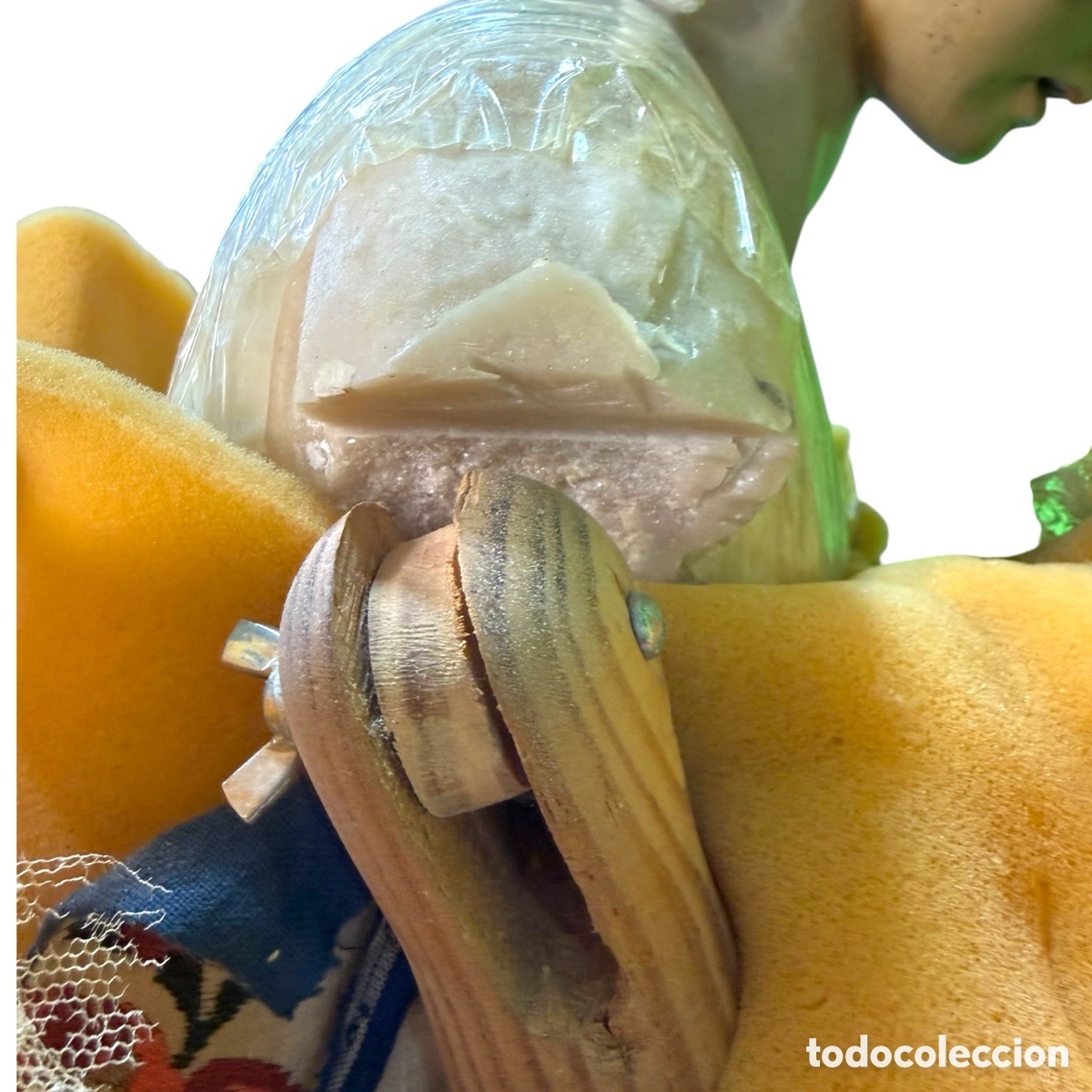 Arte: Virgen de vestir policromada - Foto 25