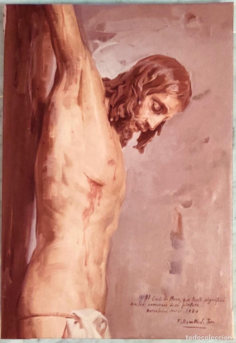 Arte: Reproducciones sobre lienzo: Cristo de Mena y Soledad por Revello de Toro